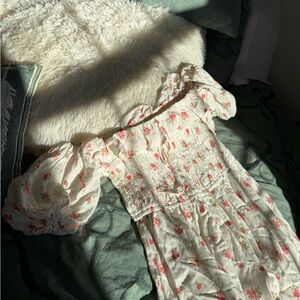 Floral Off-Shoulder Dress